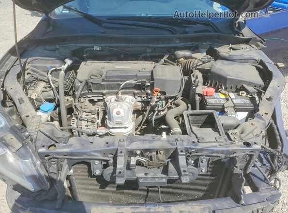 1HGCR2F3XHA296281 2017 HONDA ACCORD Blue Вид задньої частини салону