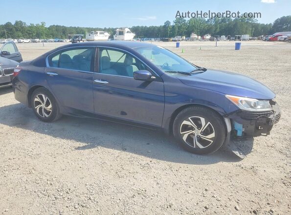 1HGCR2F3XHA296281 2017 HONDA ACCORD Blue Передня права чверть