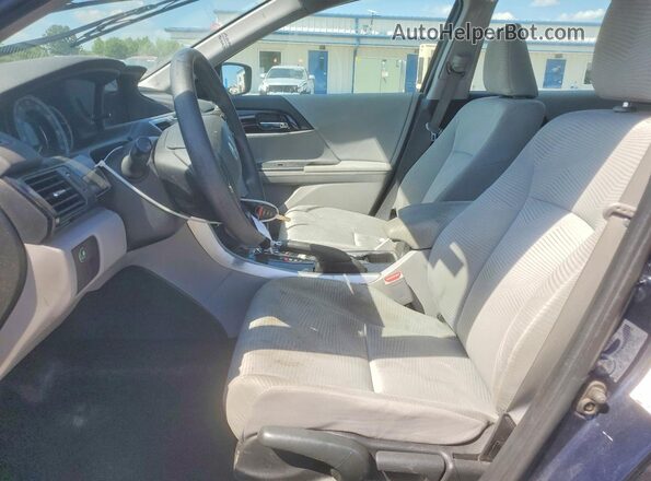 1HGCR2F3XHA296281 2017 HONDA ACCORD Blue Вид салону спереду