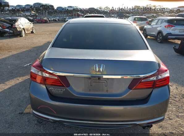 1HGCR2F45GA130208 2016 HONDA ACCORD Gray 