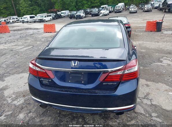 1HGCR2F50GA246960 2016 HONDA ACCORD Blue 