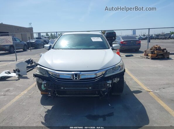 1HGCR2F51GA180290 2016 HONDA ACCORD Белый Вид задней части салона