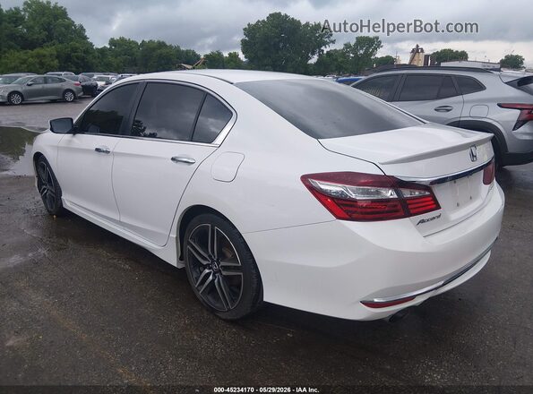 1HGCR2F52GA167080 2016 HONDA ACCORD White Հետևի ձախ
