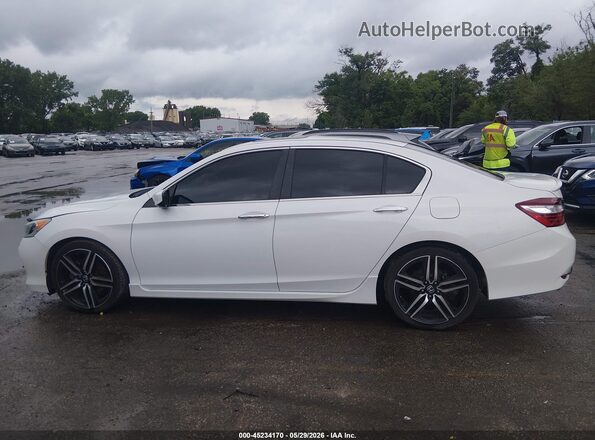 1HGCR2F52GA167080 2016 HONDA ACCORD White Սալոնի 360 աստիճան տեսք