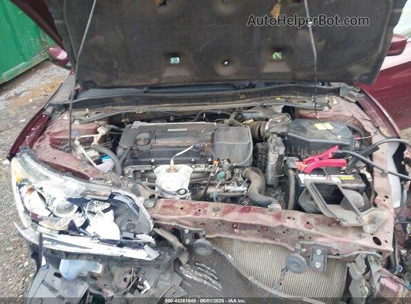 1HGCR2F52GA202829 2016 HONDA ACCORD Burgundy უკანა ხედი