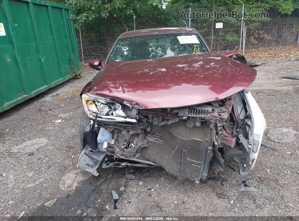 1HGCR2F52GA202829 2016 HONDA ACCORD Burgundy ხელსაწყოთა პანელის ხედი
