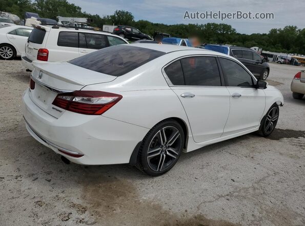 1HGCR2F53HA158700 2017 HONDA ACCORD White Задня права чверть