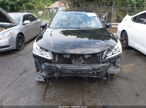 1HGCR2F53HA276505 2017 HONDA ACCORD Black უკანა სალონის ხედი