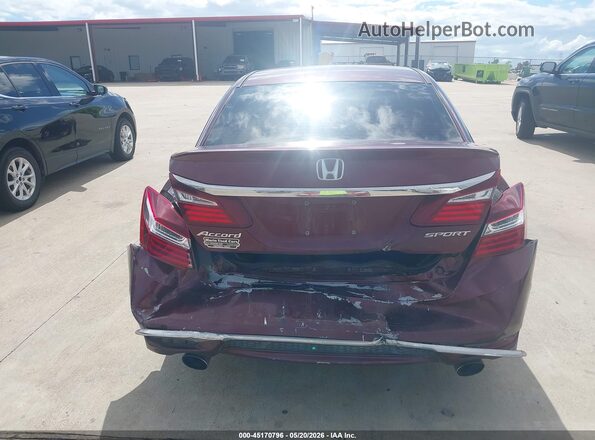 1HGCR2F54GA040900 2016 HONDA ACCORD Burgundy 