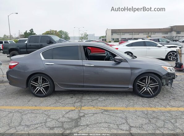 1HGCR2F54HA093680 2017 HONDA ACCORD Gray უკანა სალონის ხედი