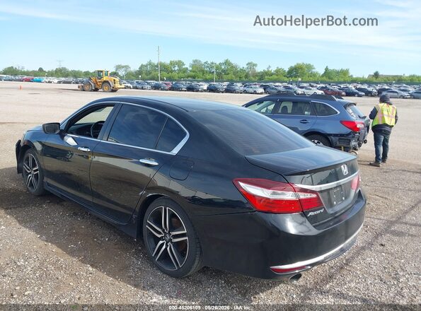 1HGCR2F54HA259583 2017 HONDA ACCORD Black Հետևի ձախ