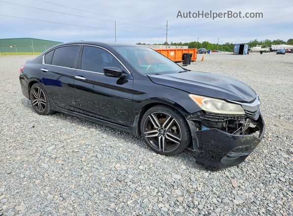 1HGCR2F55GA113157 2016 HONDA ACCORD Black 