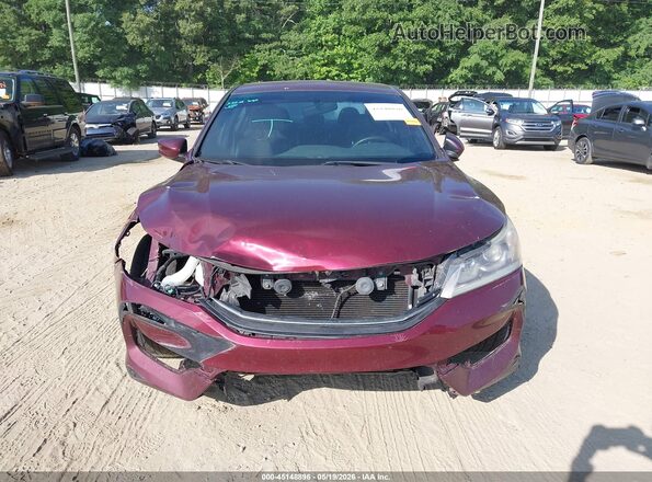 1HGCR2F55GA116026 2016 HONDA ACCORD Burgundy ხელსაწყოთა პანელის ხედი