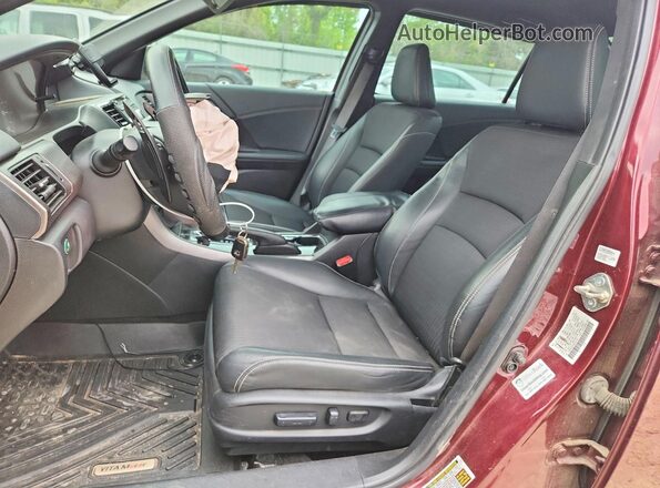 1HGCR2F55HA041622 2017 HONDA ACCORD Burgundy 