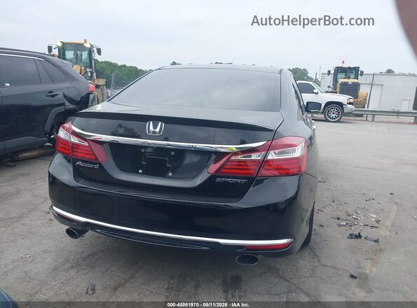 1HGCR2F56GA035083 2016 HONDA ACCORD Black 
