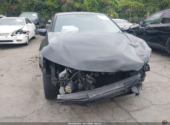 1HGCR2F56GA035083 2016 HONDA ACCORD Black Вид задньої частини салону