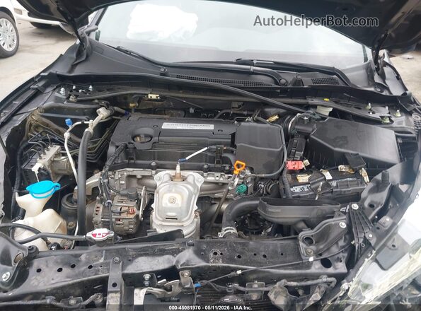 1HGCR2F56GA035083 2016 HONDA ACCORD Black Вид ззаду