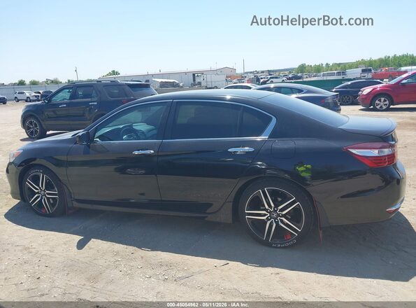 1HGCR2F56GA137693 2016 HONDA ACCORD Black Vista interior de 360 grados