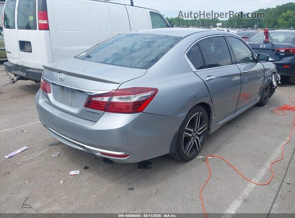 1HGCR2F56HA139865 2017 HONDA ACCORD Gray Trasero derecho