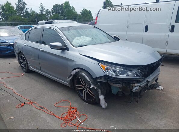 1HGCR2F56HA139865 2017 HONDA ACCORD Gray Vista interior trasera