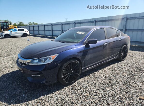 1HGCR2F57HA016690 2017 HONDA ACCORD Blue 