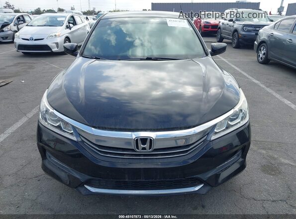 1HGCR2F57HA030430 2017 HONDA ACCORD Black Դիմացի տեսք