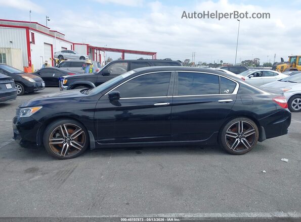 1HGCR2F57HA030430 2017 HONDA ACCORD Black Սալոնի 360 աստիճան տեսք