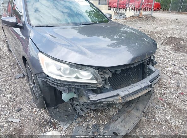 1HGCR2F57HA180229 2017 HONDA ACCORD Серый Вид спереди