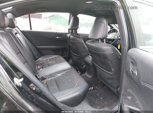 1HGCR2F58GA074418 2016 HONDA ACCORD Black VIN კოდის სტიკერის ხედი