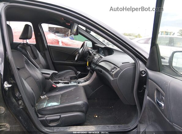1HGCR2F58GA074418 2016 HONDA ACCORD Black წინა სალონის ხედი