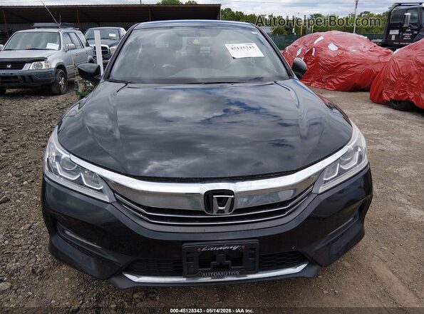 1HGCR2F58GA074418 2016 HONDA ACCORD Black ხელსაწყოთა პანელის ხედი