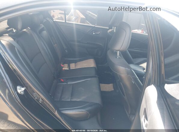 1HGCR2F58GA245460 2016 HONDA ACCORD Black Widok naklejki z numerem VIN