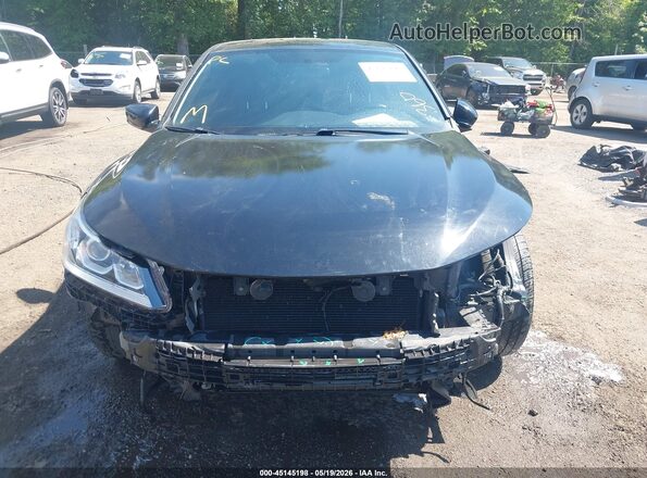 1HGCR2F58GA245460 2016 HONDA ACCORD Black Widok wnętrza z tyłu
