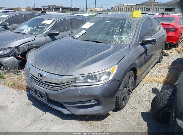 1HGCR2F59GA188685 2016 HONDA ACCORD Gray Передня ліва чверть