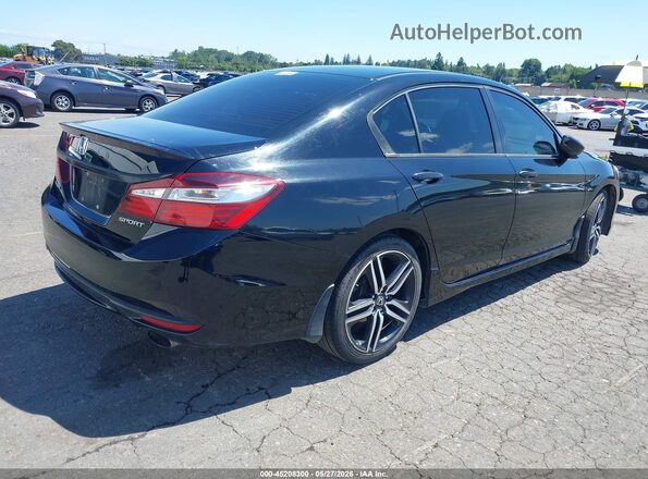 1HGCR2F59HA058729 2017 HONDA ACCORD Black Rear right