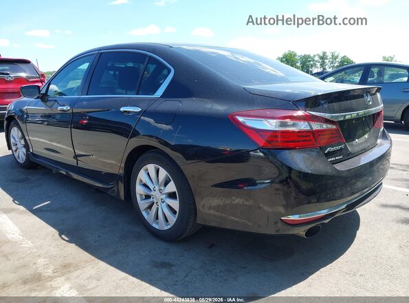 1HGCR2F5XHA022936 2017 HONDA ACCORD Черный Задняя левая четверть