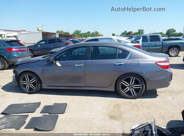 1HGCR2F5XHA222716 2017 HONDA ACCORD Gray 