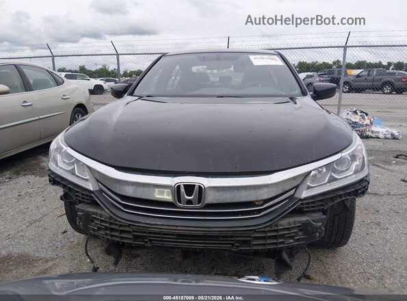 1HGCR2F5XHA224045 2017 HONDA ACCORD Black Вид щитка приладів