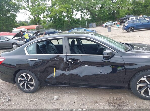 1HGCR2F72HA259664 2017 HONDA ACCORD Black წინა ხედი