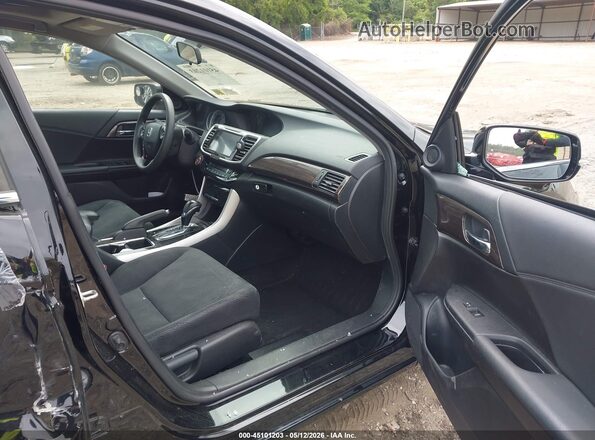 1HGCR2F72HA259664 2017 HONDA ACCORD Black წინა სალონის ხედი
