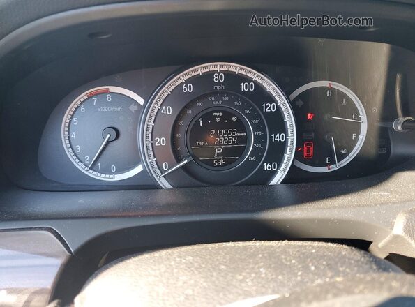 1HGCR2F73GA147678 2016 HONDA ACCORD Черный Вид щитка приборов