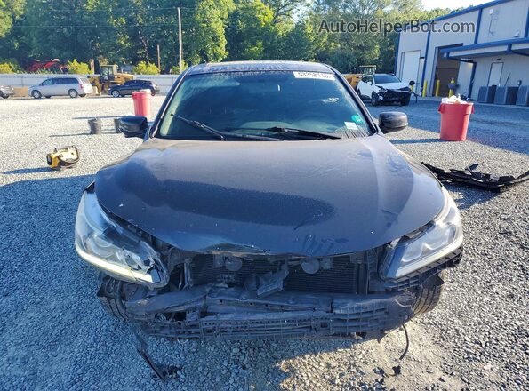 1HGCR2F73GA147678 2016 HONDA ACCORD Черный Вид спереди