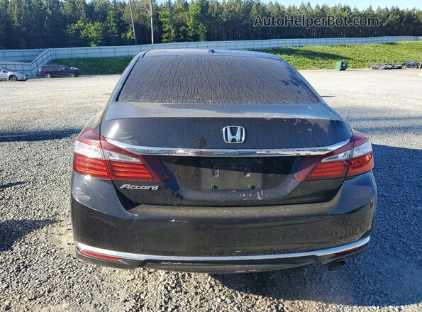 1HGCR2F73GA147678 2016 HONDA ACCORD Черный Вид сзади