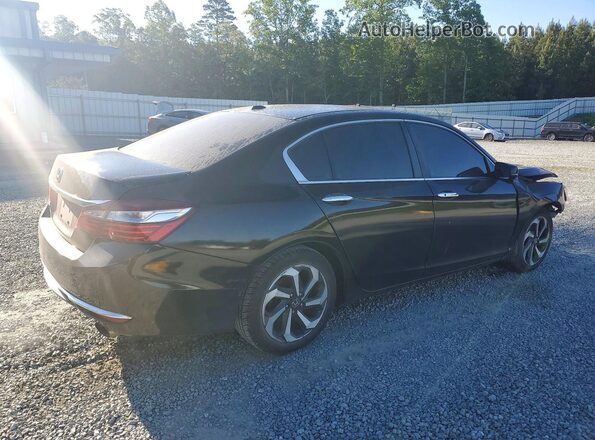 1HGCR2F73GA147678 2016 HONDA ACCORD Черный Задняя правая четверть