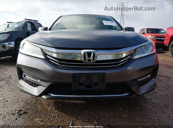 1HGCR2F73HA141641 2017 HONDA ACCORD Серый Вид щитка приборов