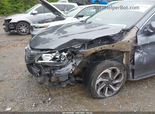 1HGCR2F73HA146399 2017 HONDA ACCORD Gray Widok z przodu