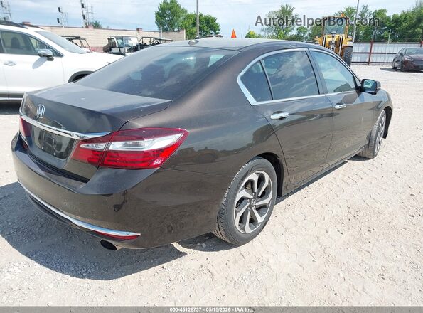 1HGCR2F75HA160854 2017 HONDA ACCORD Black Задня права чверть
