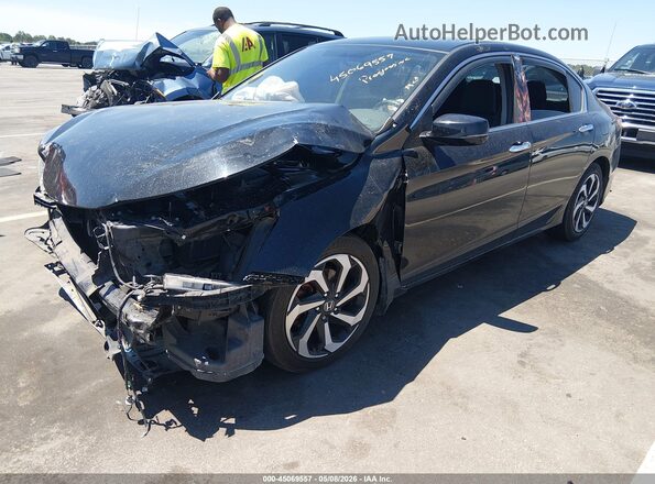 1HGCR2F79GA090824 2016 HONDA ACCORD Black Передня ліва чверть