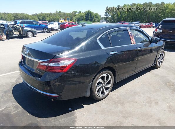 1HGCR2F79GA090824 2016 HONDA ACCORD Black Задня права чверть