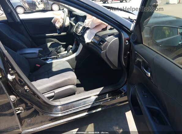 1HGCR2F79GA090824 2016 HONDA ACCORD Black Вид салону спереду